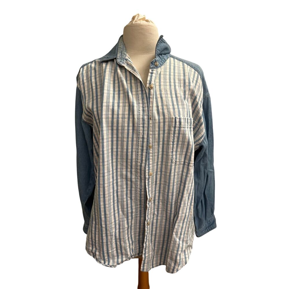 Vintage Andrew Blues Women’s Dress Shirt free shipping Large